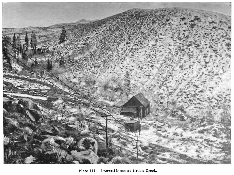 Green Creek Power House in 1894