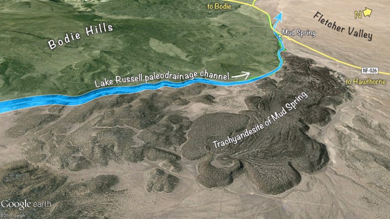Bodie Hills from the east