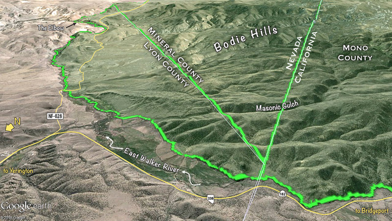 Bodie Hills from the north