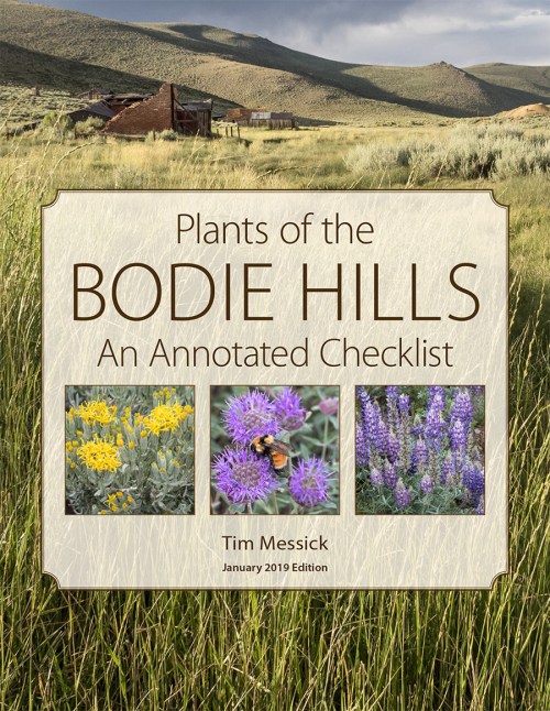 Plants of the Bodie Hills Checklist Cover 2019
